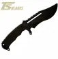 Preview: TS BLADES RAPTOR G3 GRIP BLACK PARACORD DUMMY KNIFE