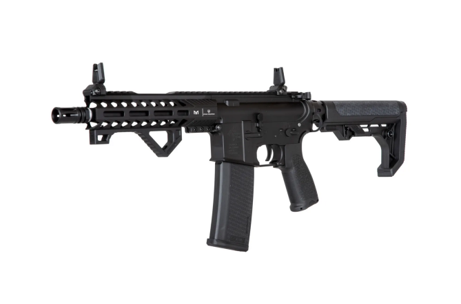 Specna Arms SA-E17 EDGE mit X-ASR Mosfet und Light Ops Schaft Black AEG 0,5 Joule - Kopie