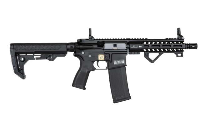 Specna Arms SA-E17 EDGE mit X-ASR Mosfet und Light Ops Schaft Black AEG 0,5 Joule - Kopie