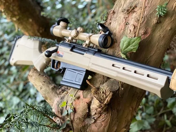 Amoeba Striker AS-02 Sniper Rifle Tan 0,5 Joule Edition