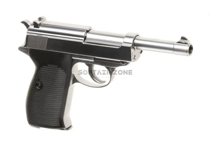 WE P38 Full Metal GBB Silber ab18