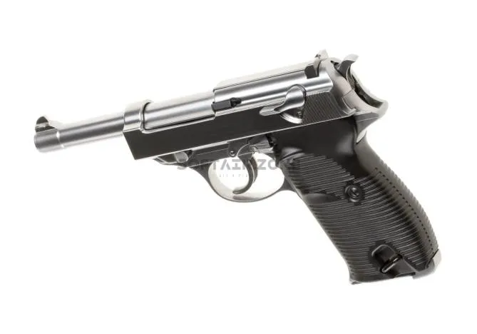 WE P38 Full Metal GBB Silber ab18