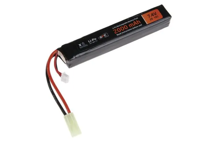 GFC 7,4V 2000mAh 15/30C Li-Po Akku Mini Tamiya Connetor