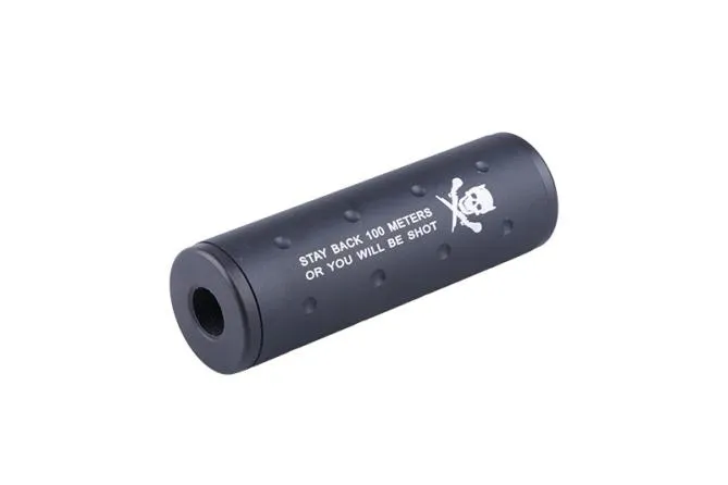 WELL Silencer 110X35mm Black