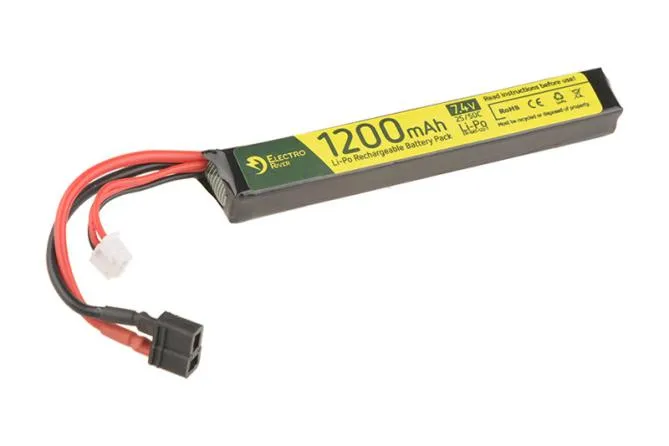 Electro River Li-PO Akku 7,4V 25/50C 1200mAh Dean (T-connector)