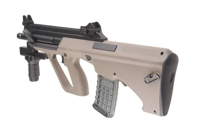 Snow Wolf SW-020T AUG COMMANDO Carbine Tan AEG 0,5 Joule