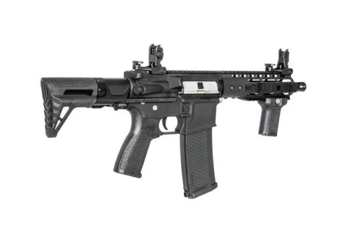 Specna Arms SA-E12 PDW EDGE Carbine mit ASR Mosfet Black AEG 0,5 Joule