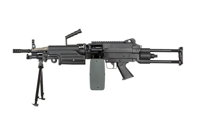 Specna Arms SA-249 Para Core Maschine Gun Black AEG 0,5 Joule