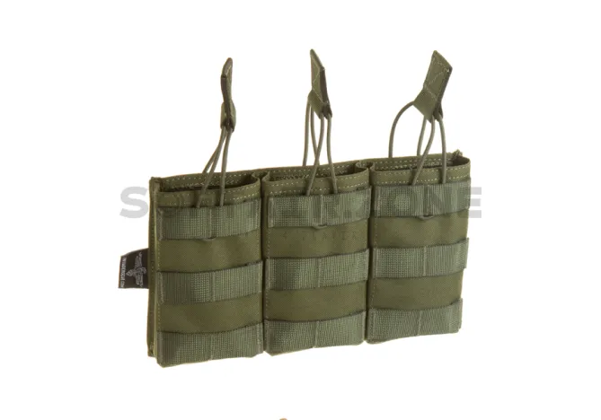 Invader Gear 5.56 Triple Direct Action Mag Pouch Molle OD Olive Drab