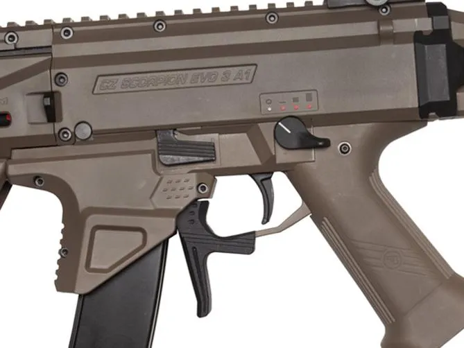 CZ Scorpion EVO 3 ATEK M95 FDE Dualtone AEG 0,5 Joule