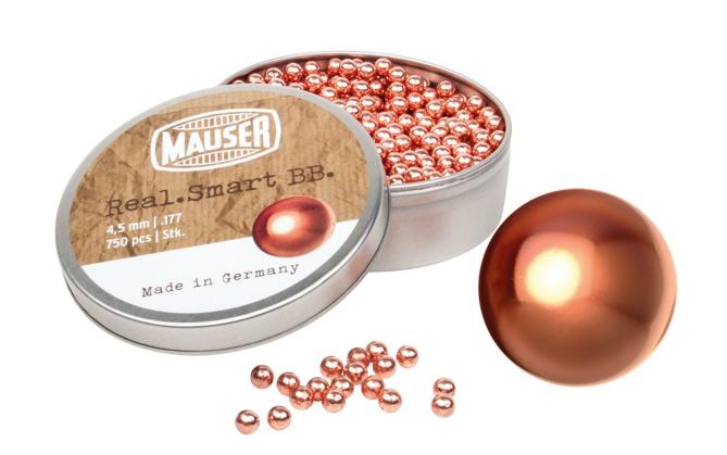 Mauser Real Smart Blei BBs verkupfert 4,5mm 750 Stück