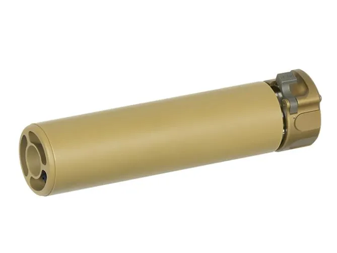 5KU US SOCOM 5.56 SPITFIRE Tracer Sound Suppressor Tan