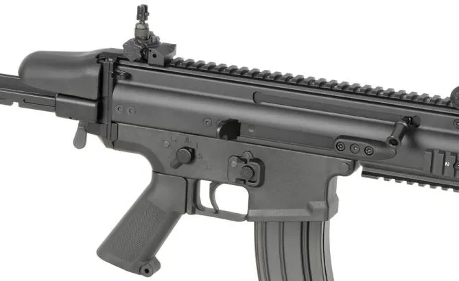 Cyma SCAR SC PDW Black with Eshooter 0,5 Joule AEG