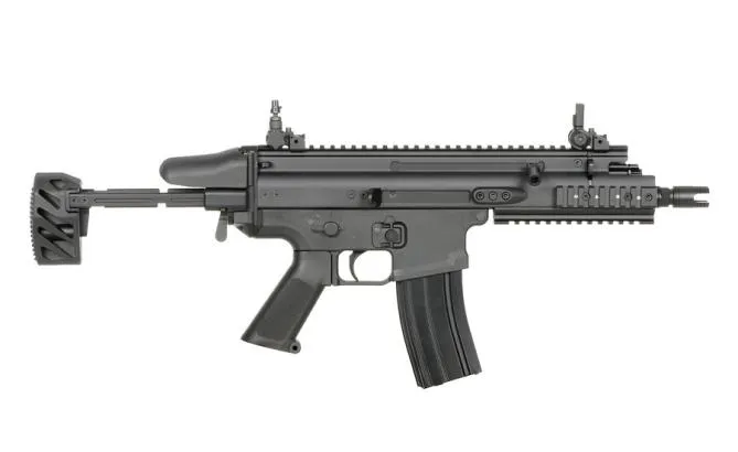 Cyma SCAR SC PDW Black with Eshooter 0,5 Joule AEG