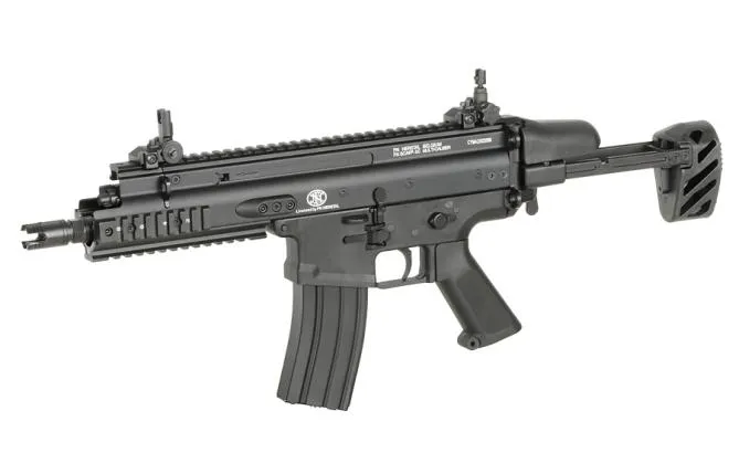 Cyma SCAR SC PDW Black with Eshooter 0,5 Joule AEG