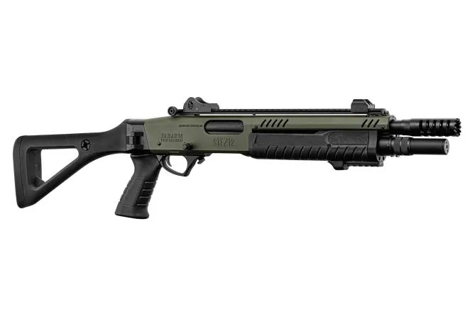 FABARM STF12 Compact Shotgun OD Green 6mm Gas Non Blowback