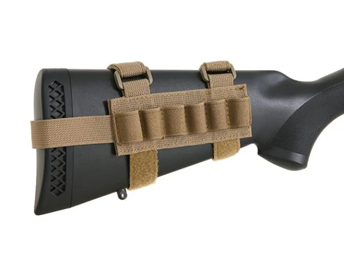 Tactical Shotgun Shell Holder for 6 Pieces Tan