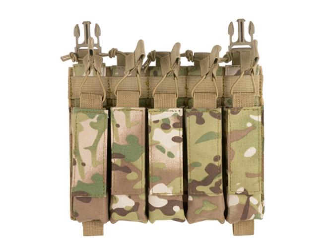 SMG Hybrid Mag Pouch 5 Mags Mulitcamo passend fur MP5 Modelle