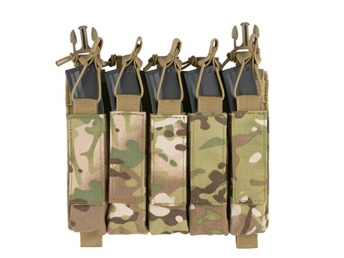 SMG Hybrid Mag Pouch 5 Mags Mulitcamo passend fur MP5 Modelle