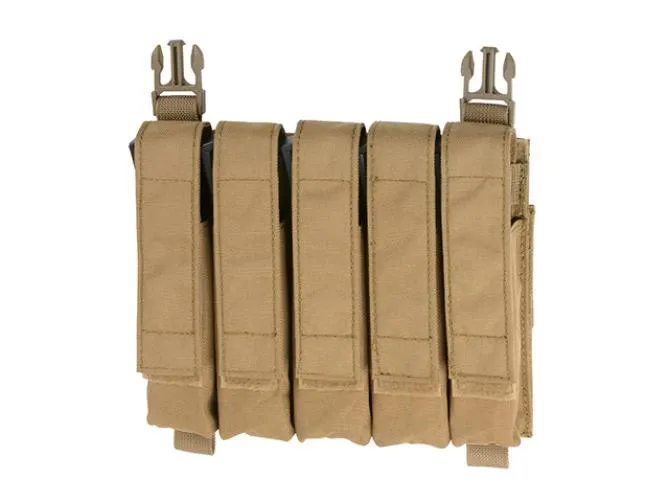 SMG Hybrid Mag Pouch 5 Mags Tan passend fur MP5 Modelle