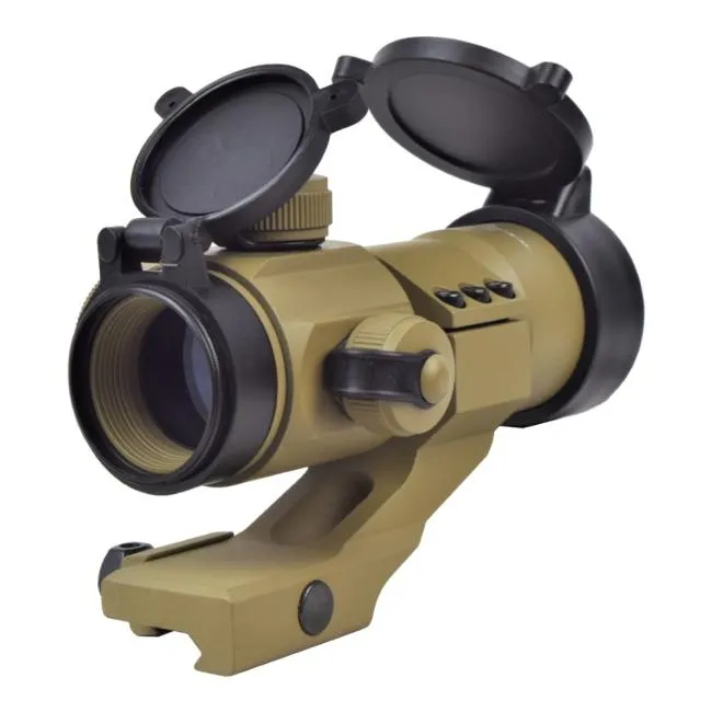 JS-Tactical Red Dot 1x30 W/Angle Mount Tan