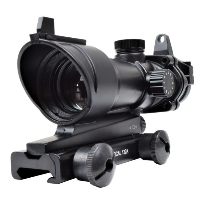 JS-Tactical Red Dot 32mm Linse inkl. 20mm und 11mm Mount Black