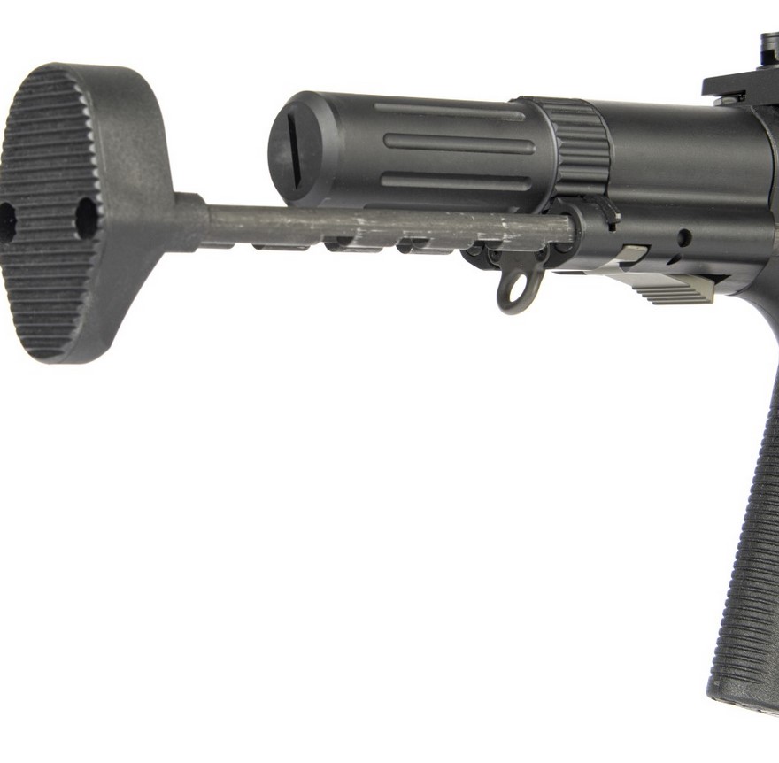 Fusil d'assaut airsoft AEG compact ARES M4-AA noir - calibre 6mm 1J