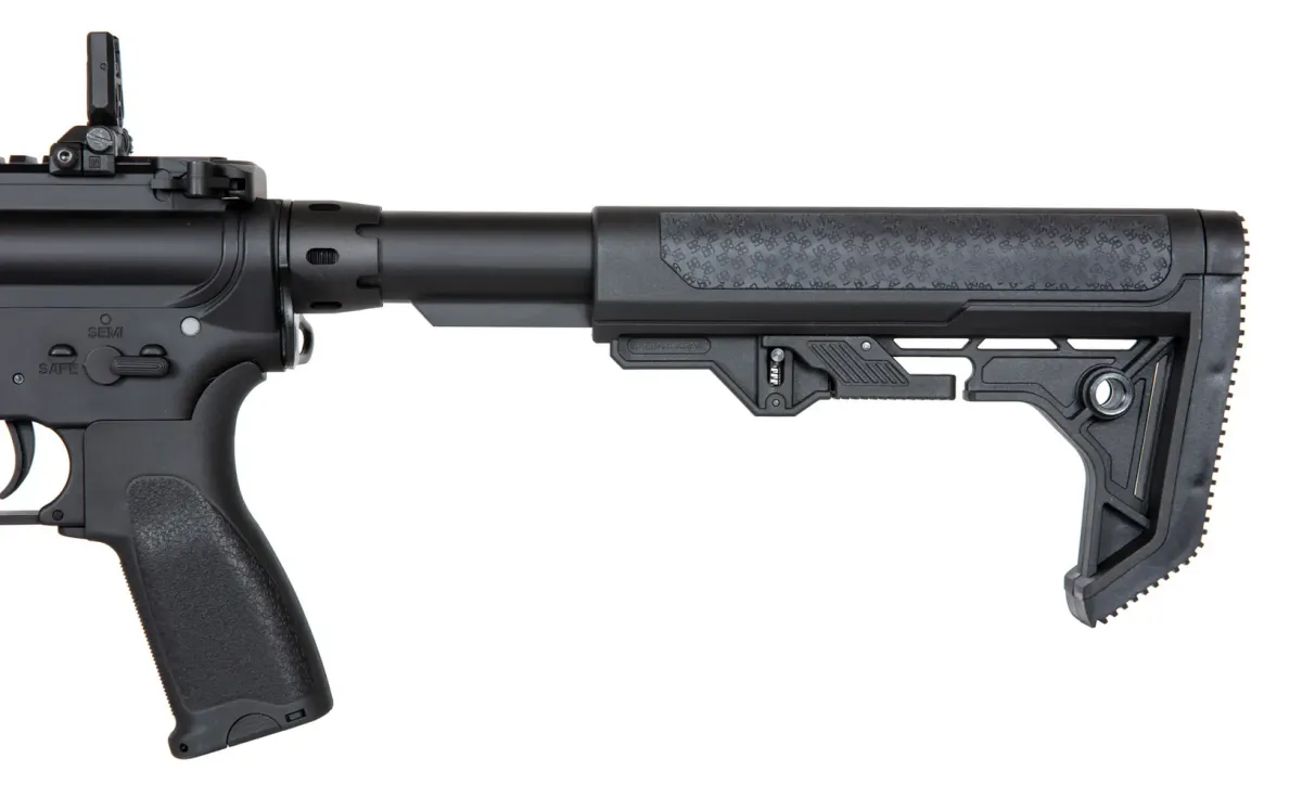 Specna Arms SA-E17 EDGE mit X-ASR Mosfet und Light Ops Schaft Black AEG 0,5 Joule - Kopie
