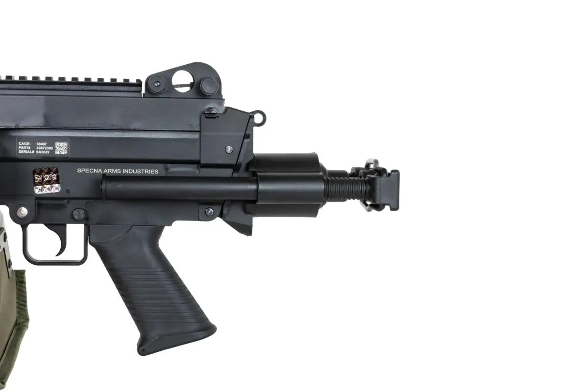 Specna Arms SA-F249 Para Flex Maschine Gun Black AEG 0,5 Joule mit Gate X-ASR Mosfet