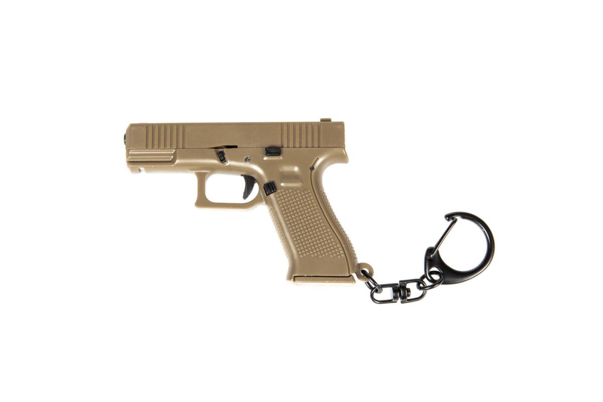 Keychain Gun Style Tan