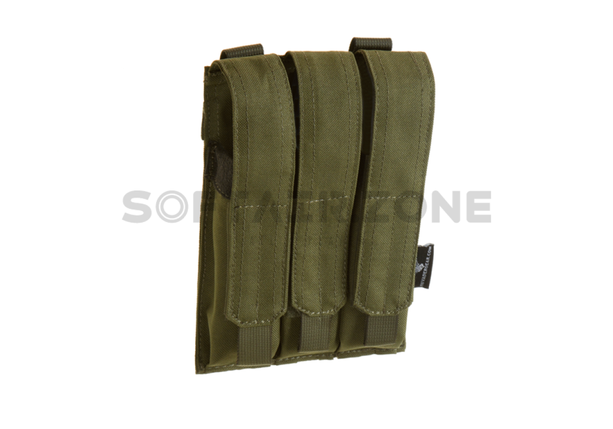 Invader Gear Triple Mag Pouch Molle Olive passend für MP5 Magazine