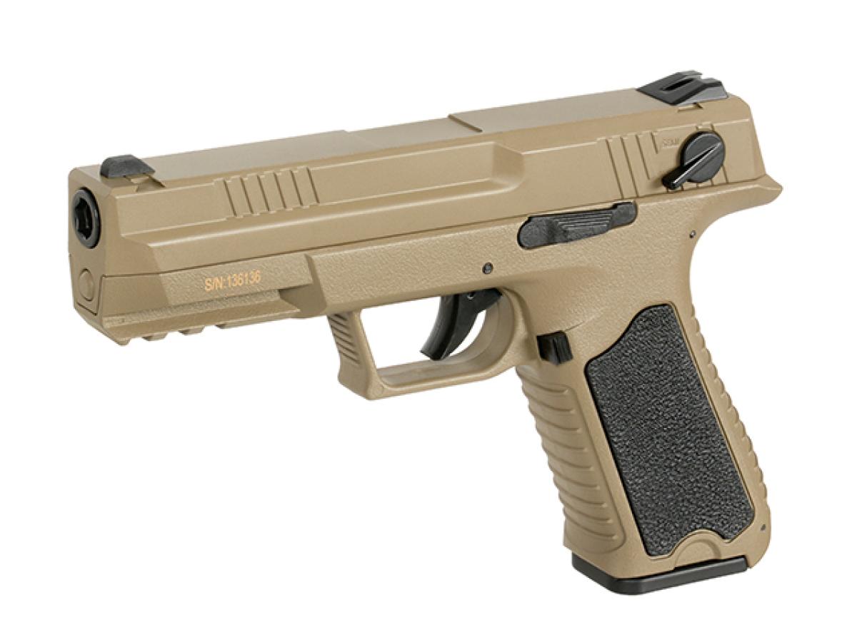 CM127 Tan Mosfed Edition Gen. 3 AEP Pistol 0,5 Joule (Li-Po+Mosfet)