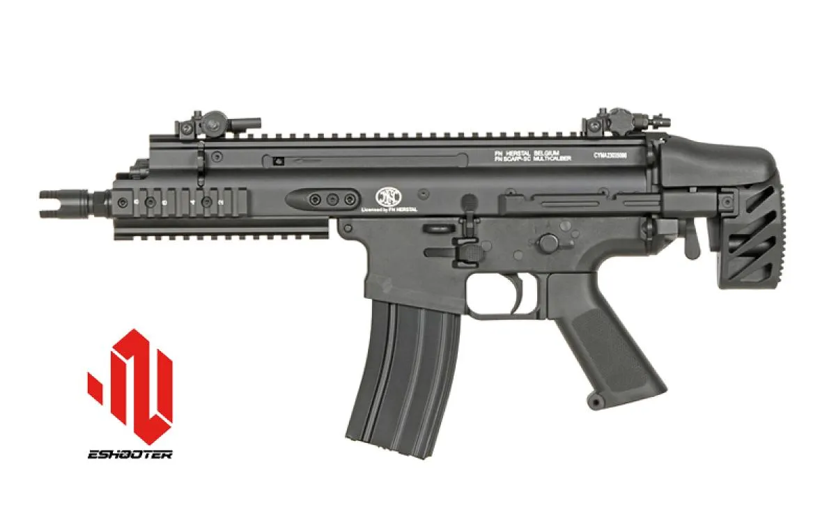 Cyma SCAR SC PDW Black mit ETU & Mosfet 0,5 Joule AEG ab14