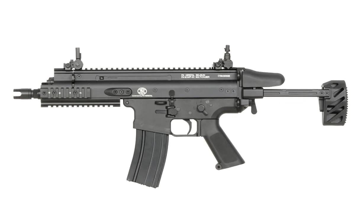 Cyma SCAR SC PDW Black mit ETU & Mosfet 0,5 Joule AEG ab14