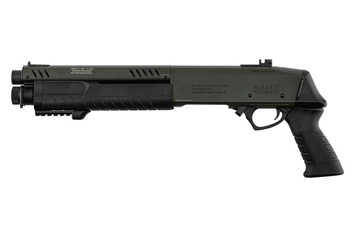 FABARM STF12 Initial Short Shotgun OD Green 6mm Gas Non Blowback