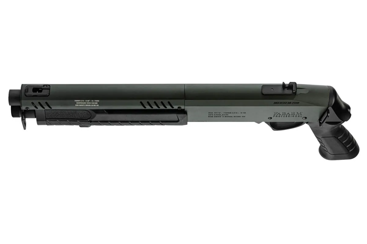 FABARM STF12 Initial Short Shotgun OD Green 6mm Gas Non Blowback