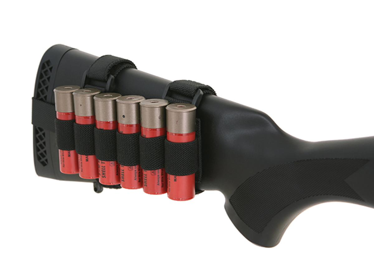 Tactical Shotgun Shell Holder für 6 Stück Black