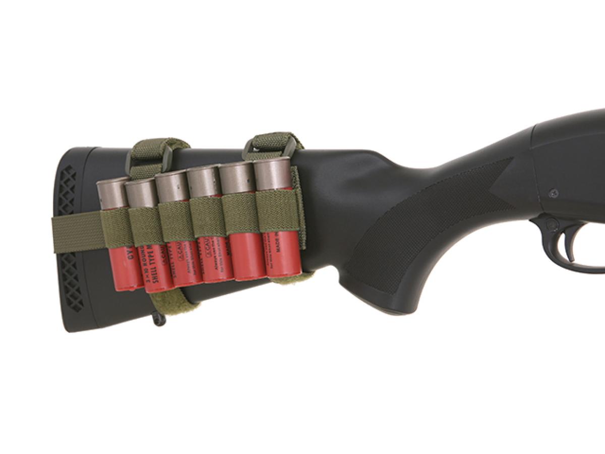 Tactical Shotgun Shell Holder für 6 Stück Olive