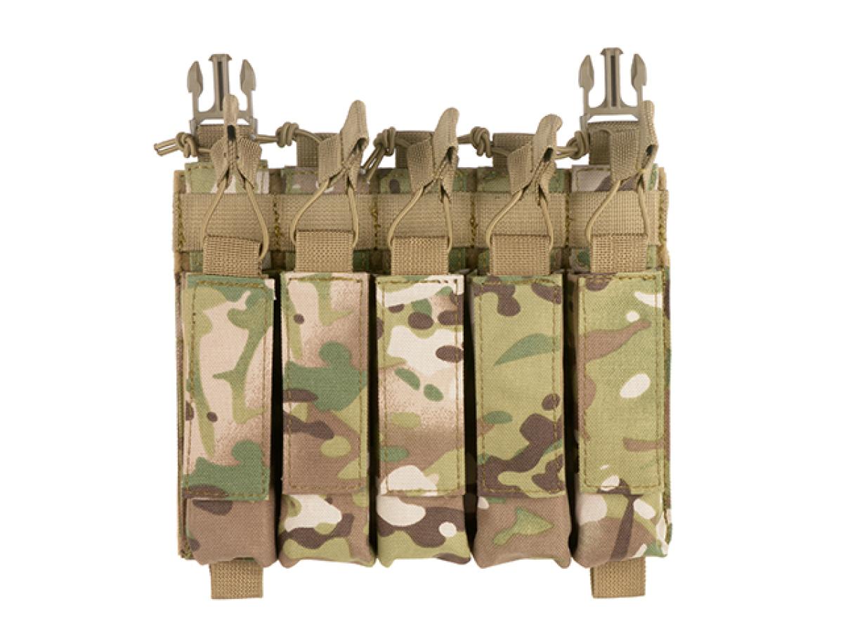 SMG Hybrid Mag Pouch 5 Mags Mulitcamo passend fur MP5 Modelle