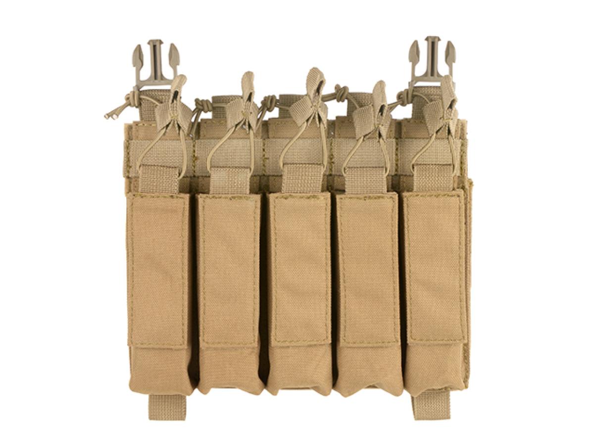 SMG Hybrid Mag Pouch 5 Mags Tan passend fur MP5 Modelle