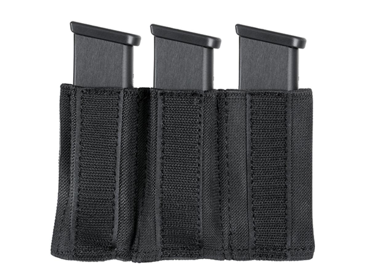 Triple Pistolen Magazin Pouch für Plate Carrier Schwarz