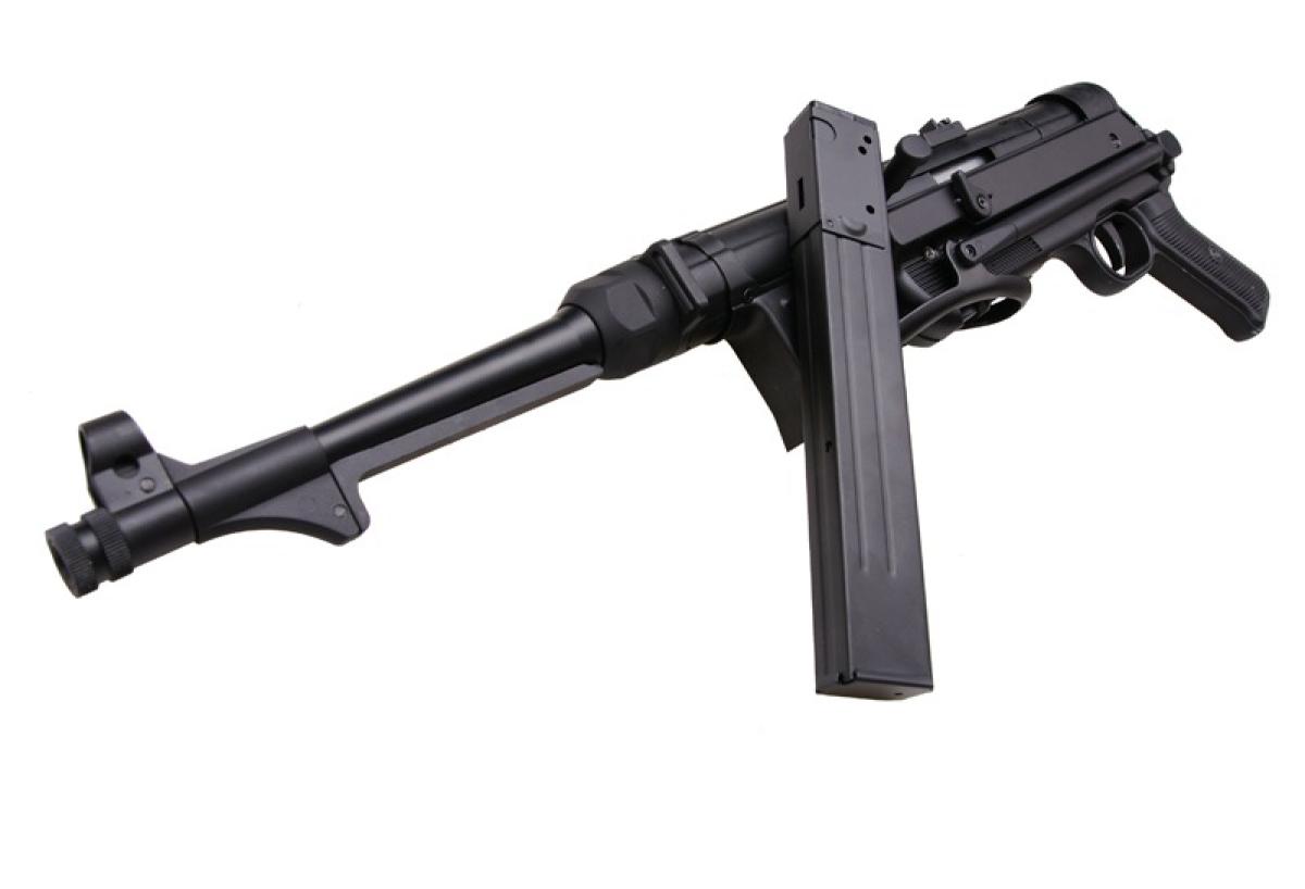 AGM Full Metal MP40 Airsoft Gun AEG Black - Airsoft Shop, Airsoft