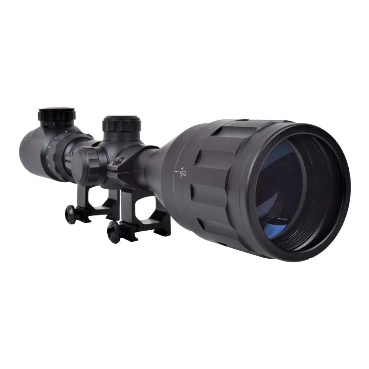 JS-TACTICAL SCOPE 50MM LENS 2.5X-10X ZOOM Black