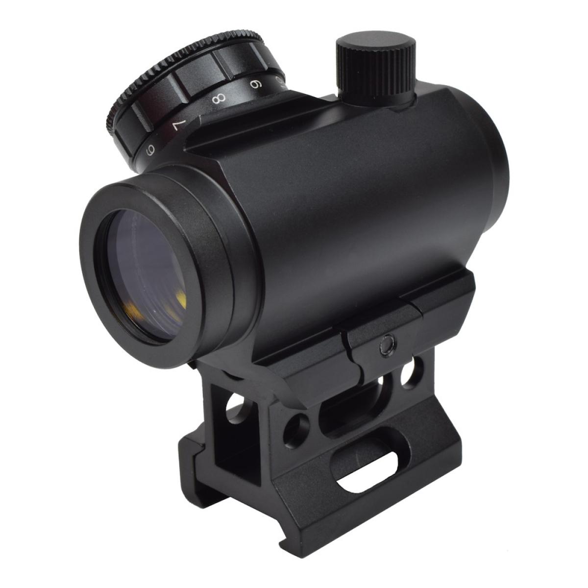 JS-Tactical Red Dot with 1" High Riser Black