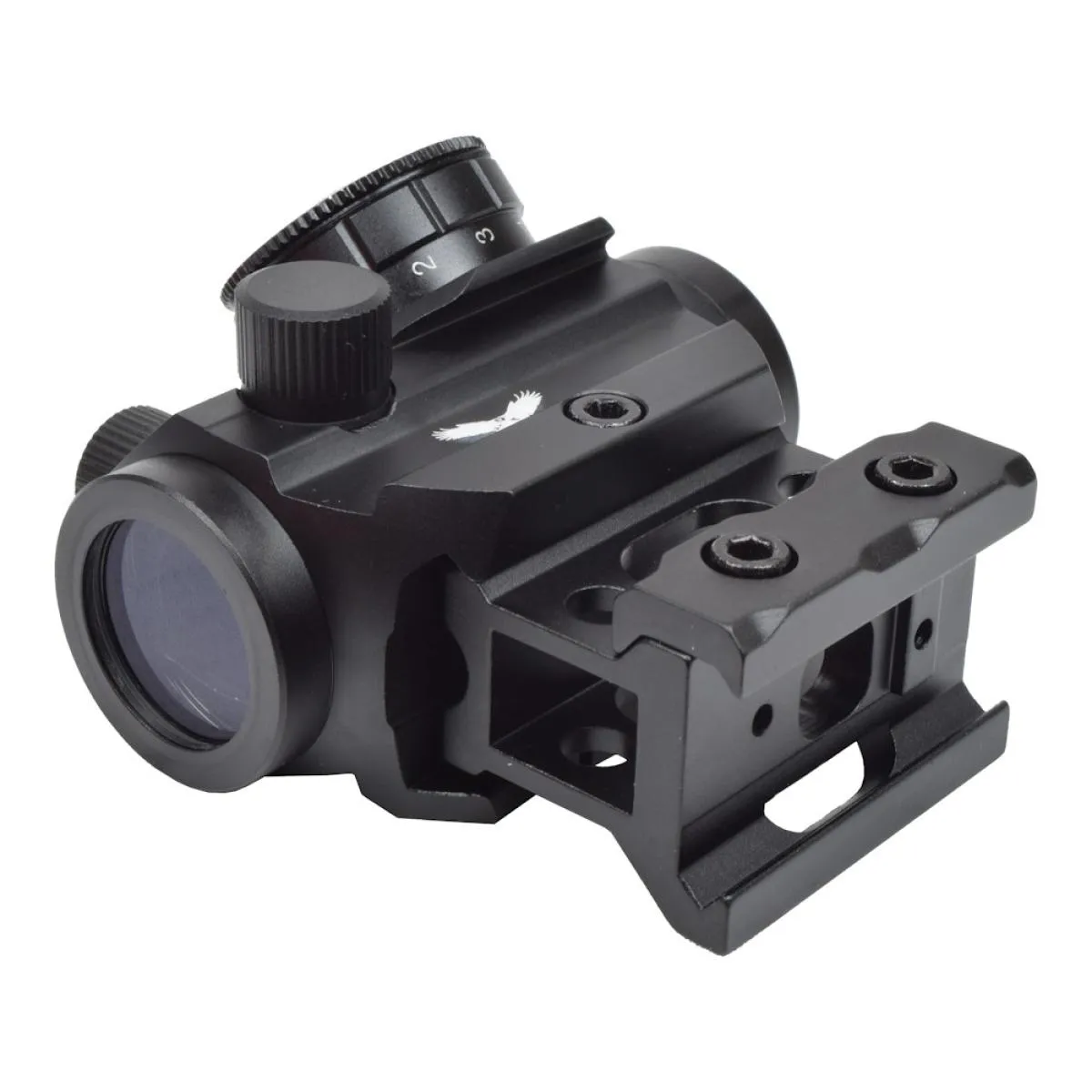 JS-Tactical Red Dot mit 1" High Riser Black