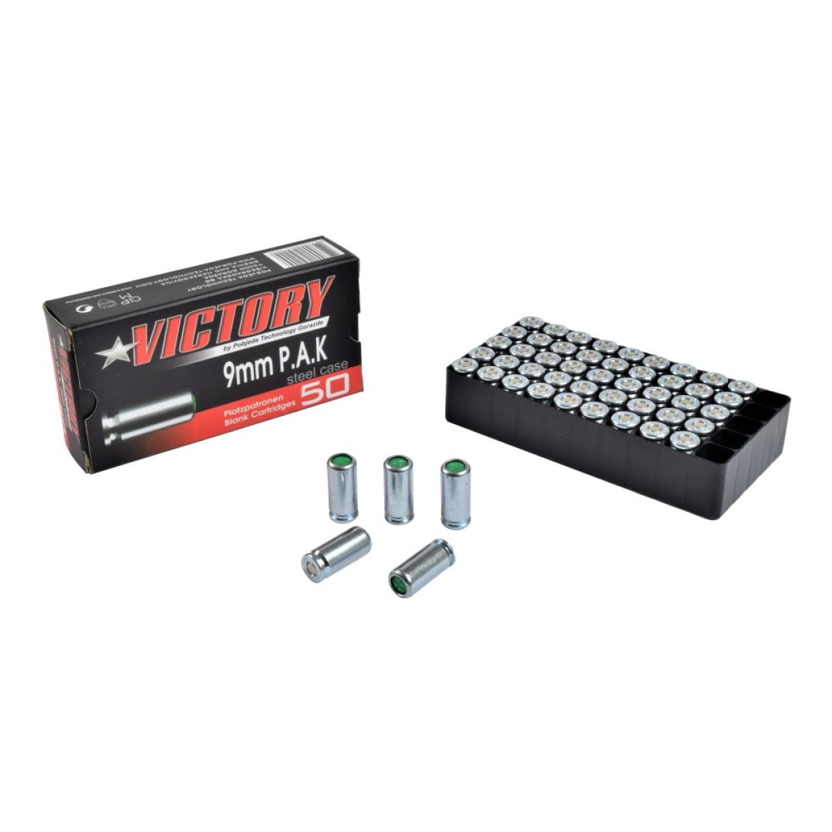 Victory Platzpatronen  9mm P.A.K  50 Stück