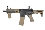 Specna Arms SA-E12 PDW EDGE Carbine mit ASR Mosfet Half Tan AEG 0,5 Joule