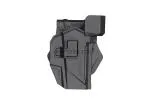 Amomax Paddle Holster für Glock 17/19 und CZ P10C mit Red Dot Sight Black