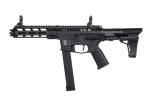 Well WE01A / Specna Arms SA-FX10 SMG Black E.T.U mit Mosfet & 2 Magazinen 0,5 Joule AEG