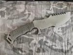 TS-BLADES HUNTSMAN G3 GRIP BLACK PARACORD DUMMY KNIFE